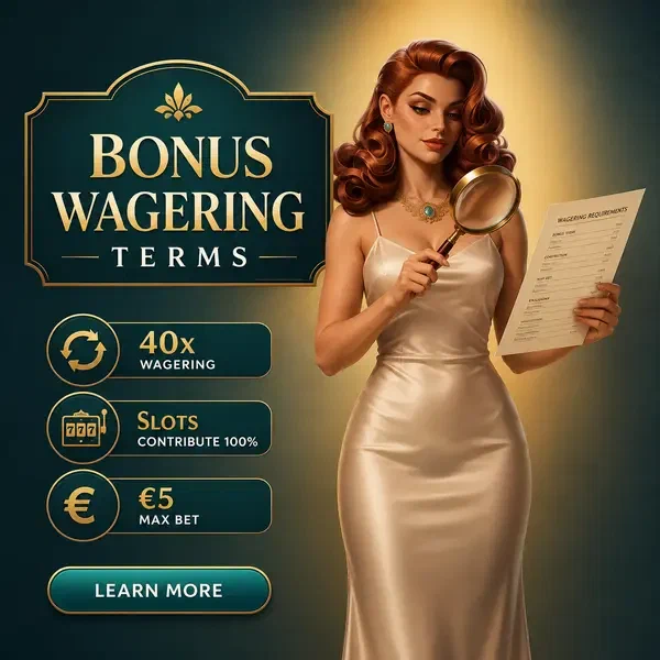 Professionelle Figur untersucht Billionairespin Casino Bonusumsatzbedingungen mit Lupe